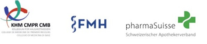 Logos KHM, FMH, PharmaSuisse